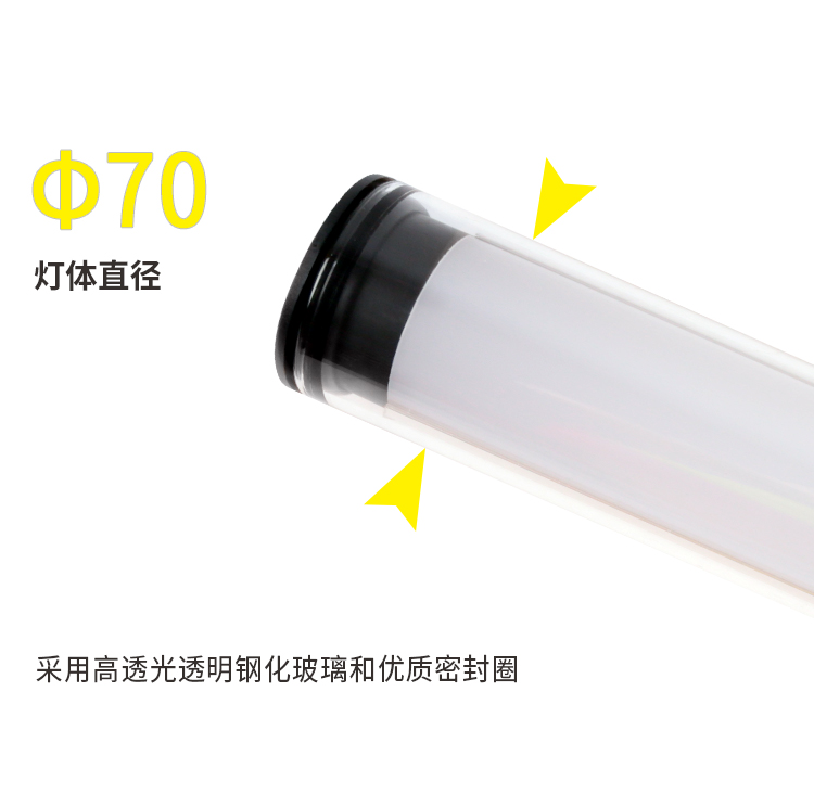40w tube led cnc work light 